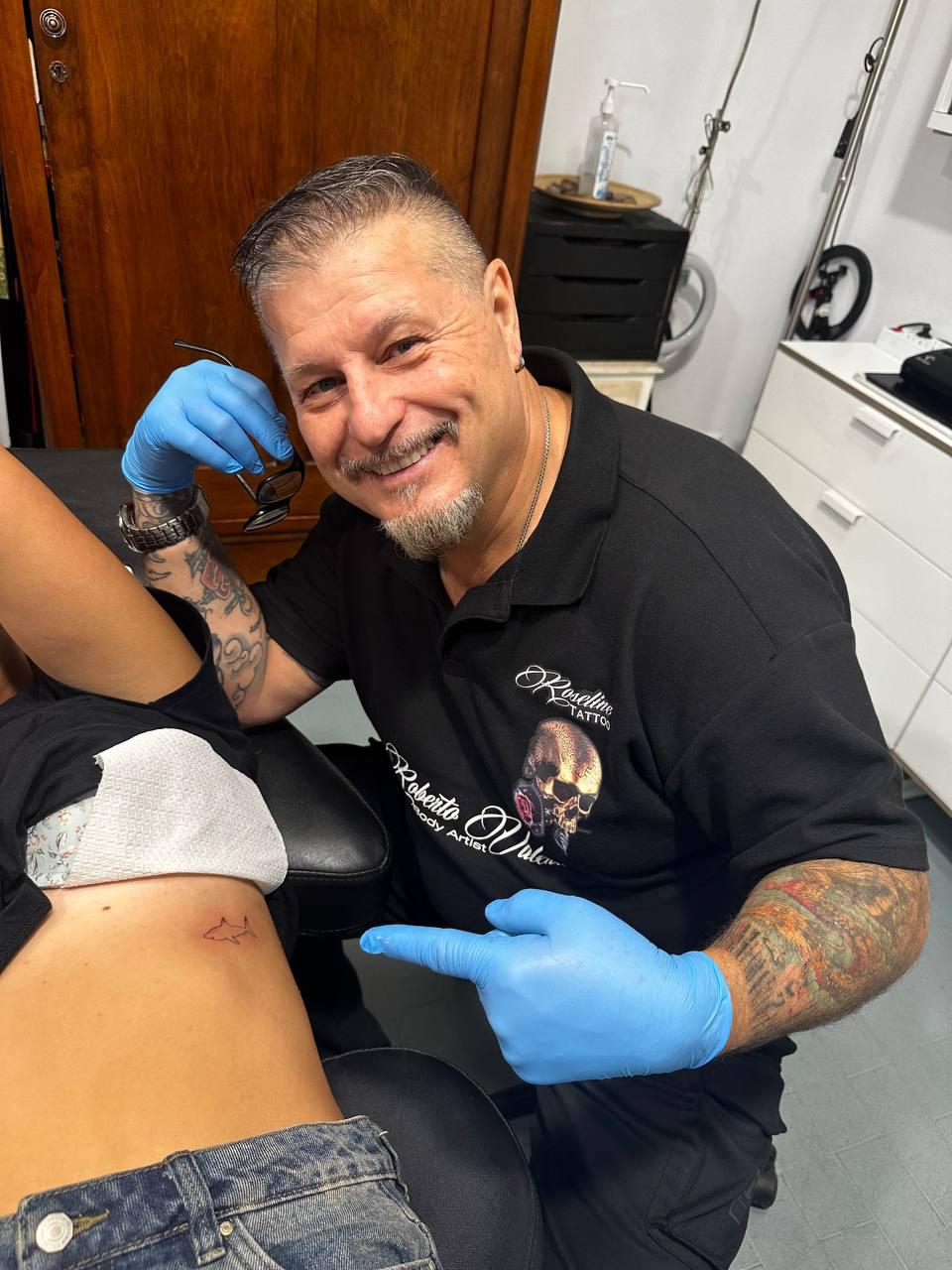 Tatuaggio realistico realizzato da Roberto Valeri